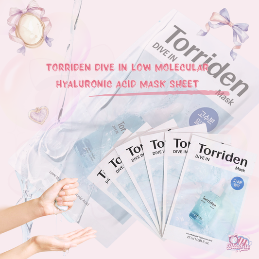 Torriden Dive In Low Molecular Hyaluronic Acid Mask Sheet