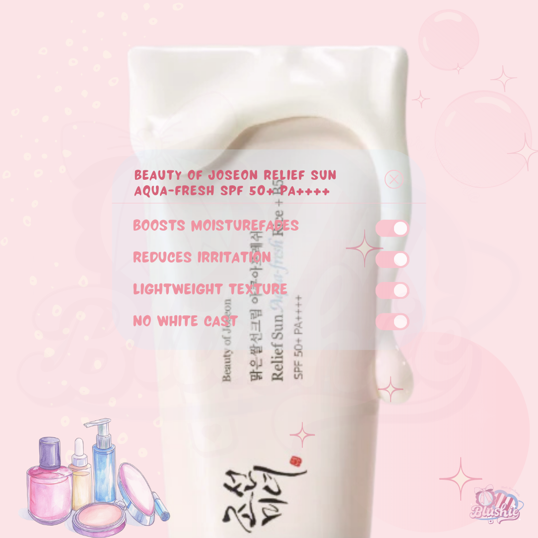 Beauty of Joseon Relief Sun: Rice + Probiotics SPF50+ RA++++