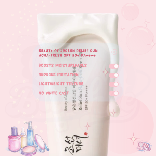 Beauty of Joseon Relief Sun: Rice + Probiotics SPF50+ RA++++